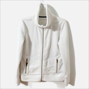 Calvin Klein Performance Front Zip High Collar Long Sleeve Jacket Gold Toned